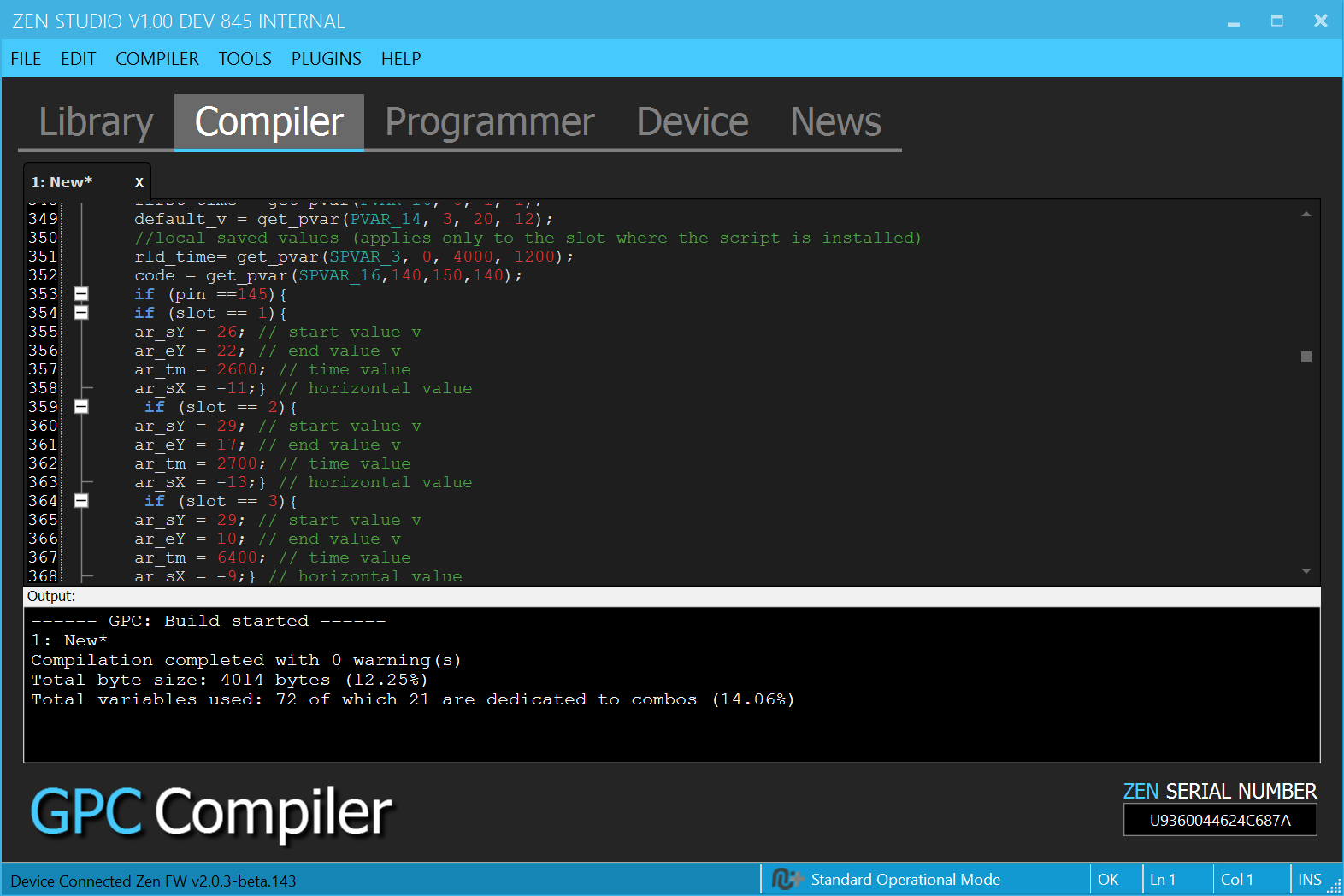 Script-Compiler